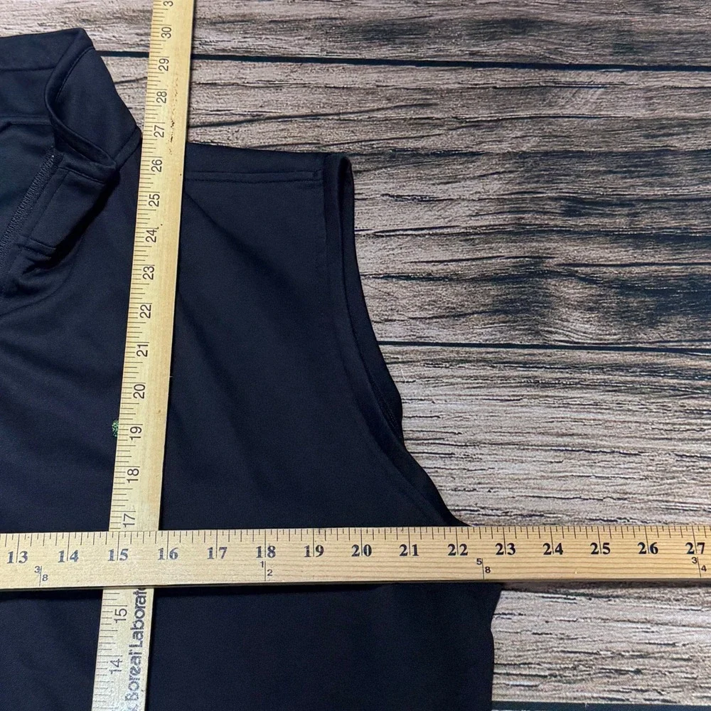 Zero Restriction Vest Mens XL Black Tour Series 1/4 Zip Merion Golf Club